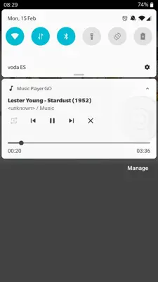 Music Player GO android App screenshot 1